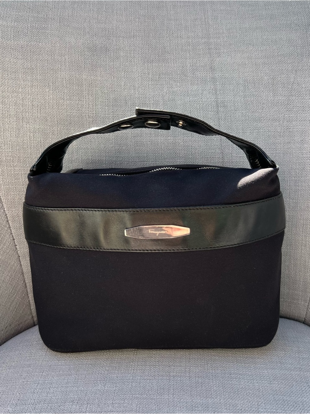 Salvatore Ferragamo Nylon Bag Cosmetic Case